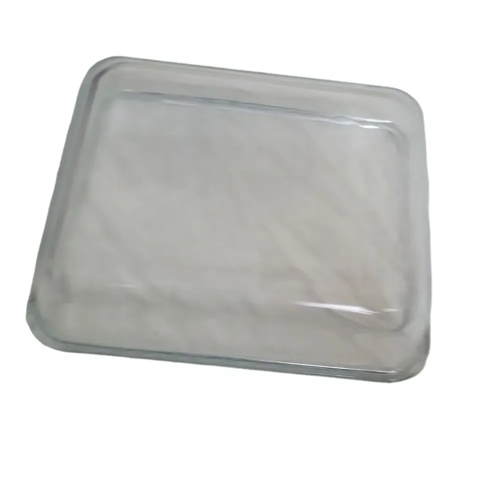 Vintage Pyrex Blue Tint Clear Glass Baking Dish 9 x 7 Rectangular 6 Cup 7211R - Picture 2 of 3